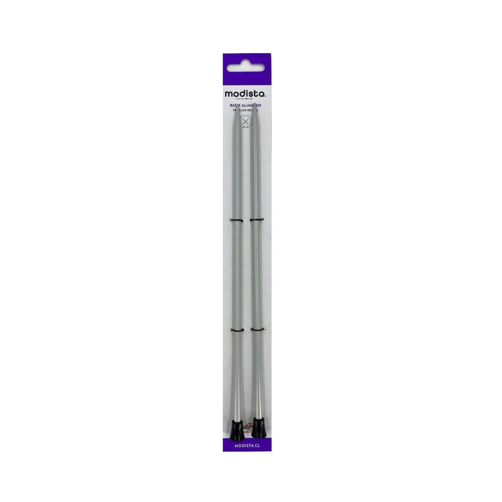 Palillos Rectos Basix Aluminium 25 cm